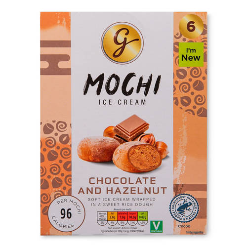 Chocolate & Hazelnut Mochi Ice Cream 6 Pack | ALDI UK